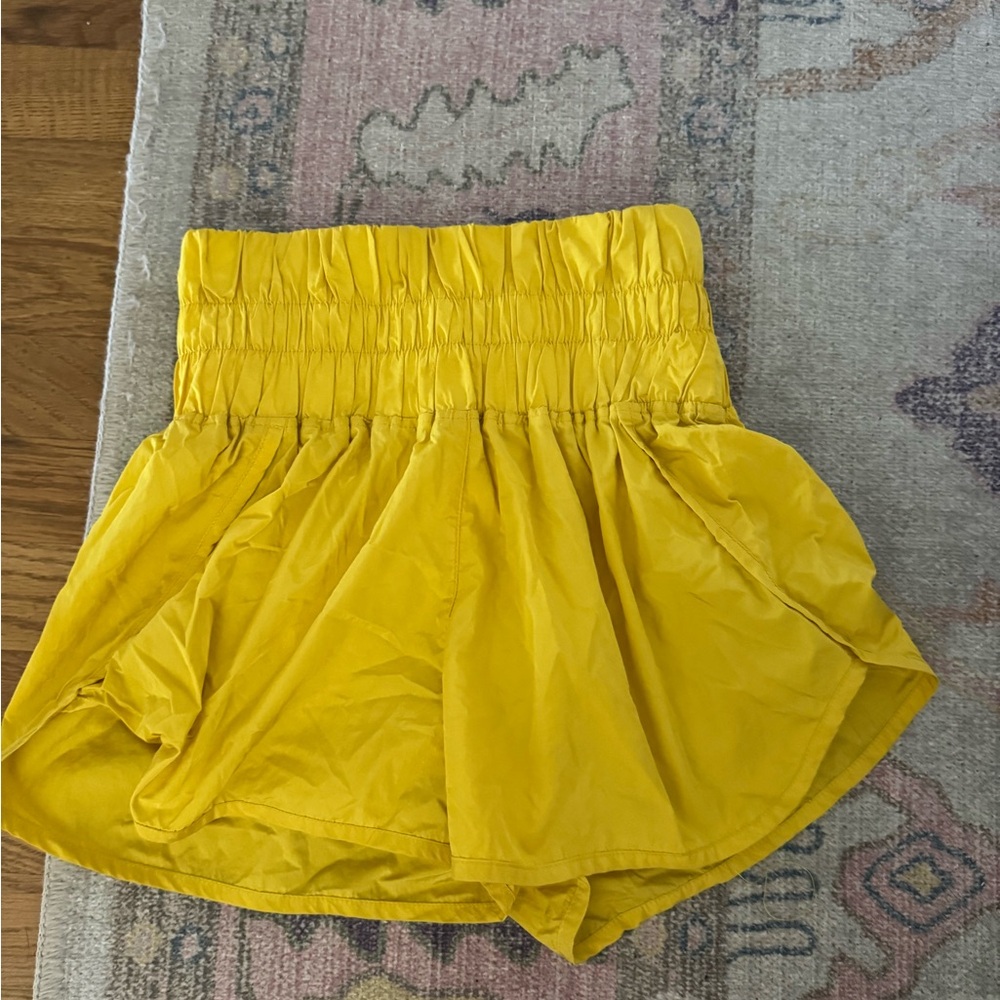 FP Movement by Free People Yellow Athletic Shorts